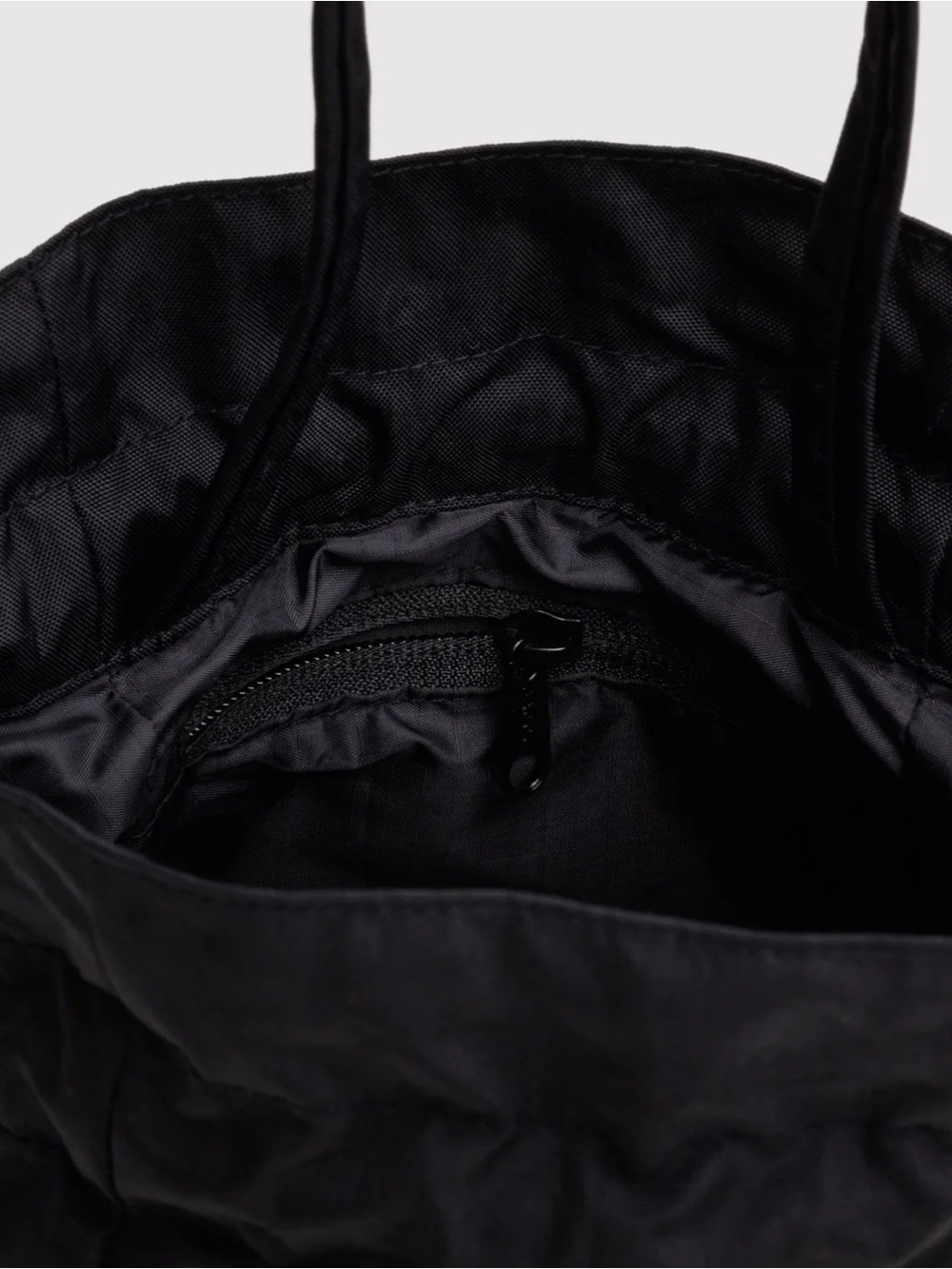 BAGGU Nylon Drawstring Bag Black Crossbody NWT - Picture 15 of 15